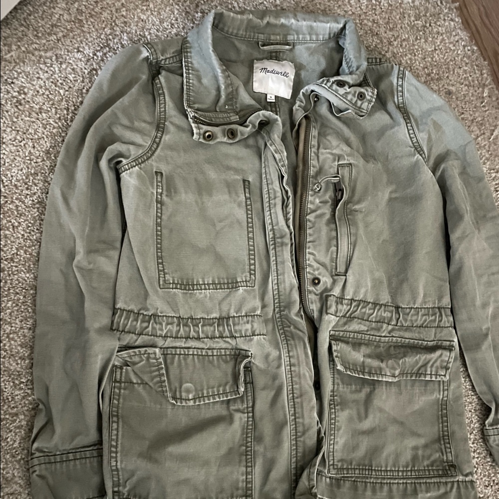 Green madewell utility jacket